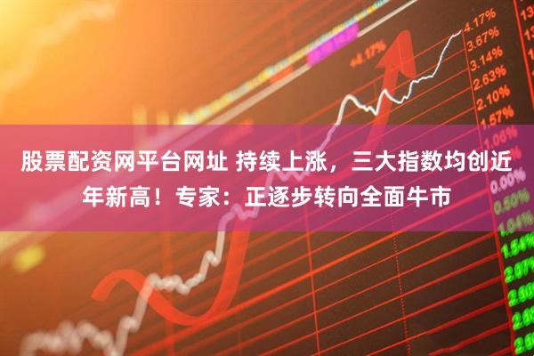 股票配资网平台网址 持续上涨，三大指数均创近年新高！专家：正逐步转向全面牛市